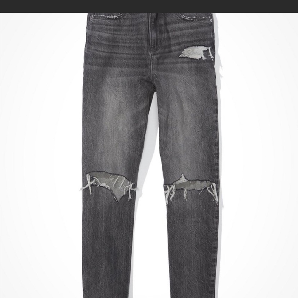 American Eagle Ripped high Rise Mom Jeans - Picture 3 of 12